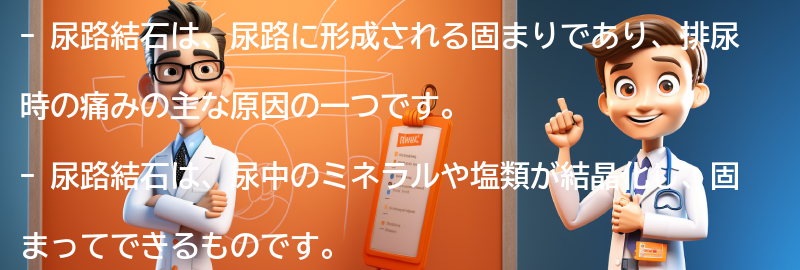 尿路結石とは何ですか？の要点まとめ