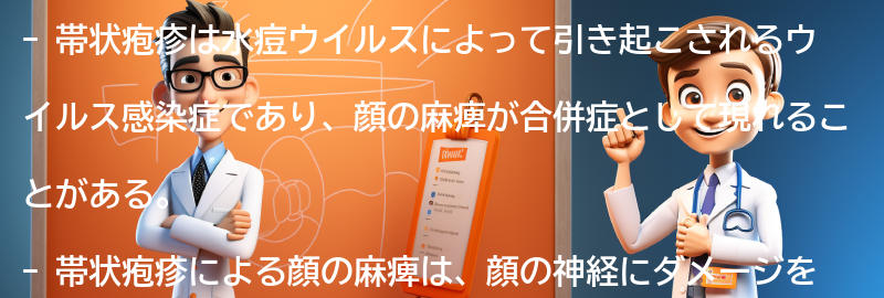 顔の麻痺と帯状疱疹の関係の要点まとめ