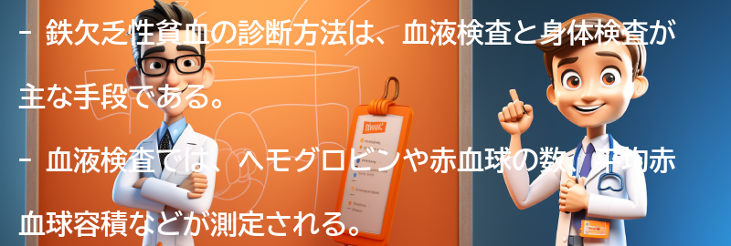 鉄欠乏性貧血の診断方法の要点まとめ