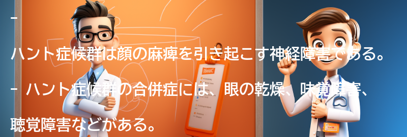 ハント症候群の合併症と長期的な影響についての要点まとめ