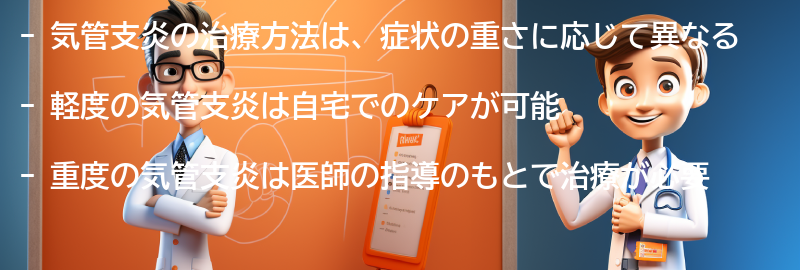 気管支炎の治療方法とは？の要点まとめ