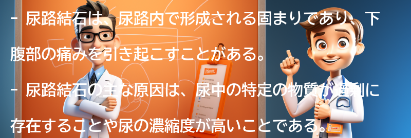 尿路結石とは何ですか？の要点まとめ