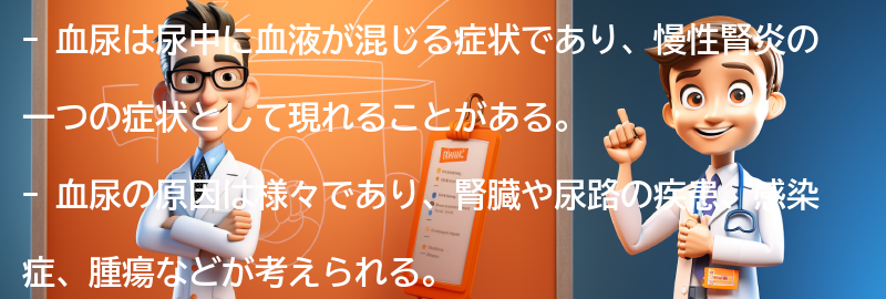 血尿とは何か？の要点まとめ