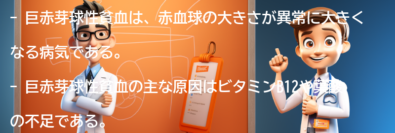 巨赤芽球性貧血とは何ですか？の要点まとめ