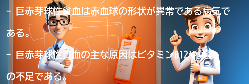 巨赤芽球性貧血の原因は何ですか？の要点まとめ