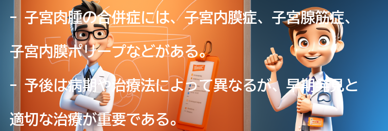 子宮肉腫の合併症と予後の要点まとめ