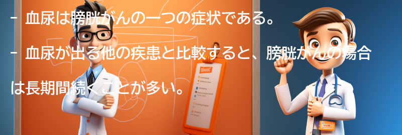 血尿が出る他の疾患との比較の要点まとめ