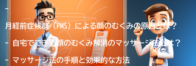 自宅でできる顔のむくみ解消のマッサージ法の要点まとめ