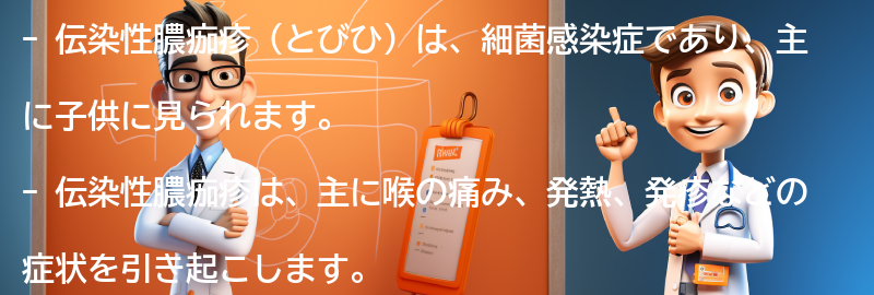 伝染性膿痂疹（とびひ）とは何ですか？の要点まとめ