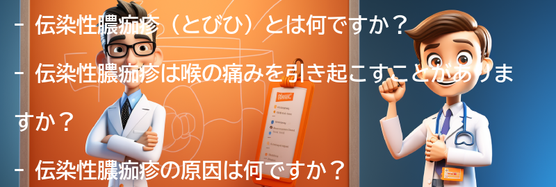 伝染性膿痂疹と喉の痛みの関係についてのよくある質問と回答の要点まとめ