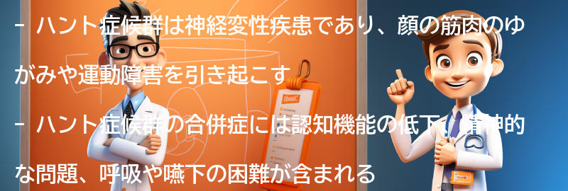 ハント症候群の合併症と注意点の要点まとめ