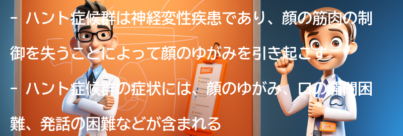 ハント症候群の患者の声とサポートグループの存在の要点まとめ