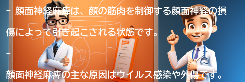 顔面神経麻痺とは何ですか？の要点まとめ