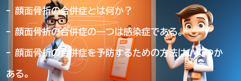 顔面骨折の合併症と予防策の要点まとめ