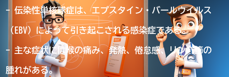 伝染性単核球症の症状とは？の要点まとめ