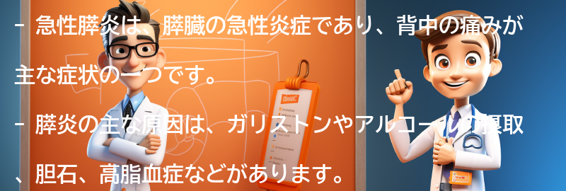 急性膵炎とは何ですか？の要点まとめ