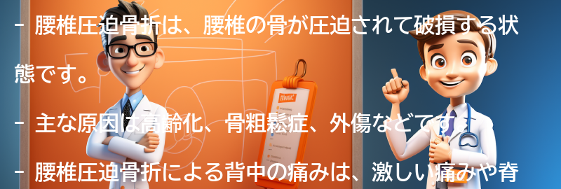 腰椎圧迫骨折とは何ですか？の要点まとめ