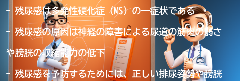 残尿感に関する注意点と予防策の要点まとめ