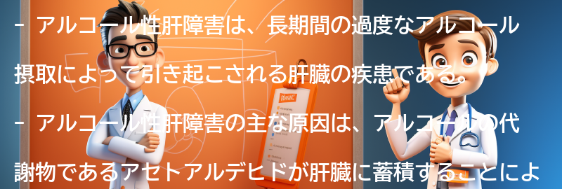 アルコール性肝障害とは何ですか？の要点まとめ