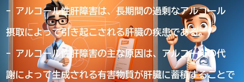 アルコール性肝障害の原因とリスク要因の要点まとめ