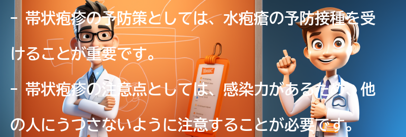 帯状疱疹の予防策と注意点の要点まとめ