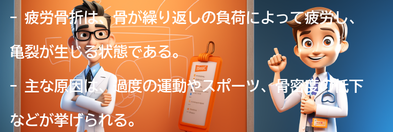 疲労骨折とは何か？の要点まとめ