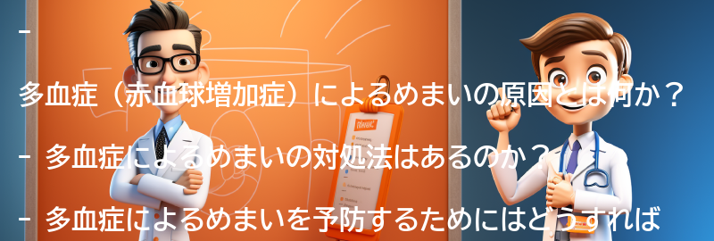 多血症によるめまいの対処法と予防策の要点まとめ