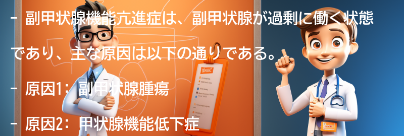 副甲状腺機能亢進症の主な原因とは？の要点まとめ