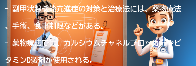 副甲状腺機能亢進症の対策と治療法の要点まとめ