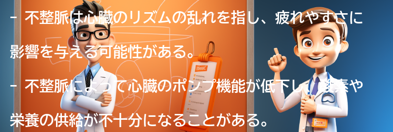 不整脈が疲れやすさに与える影響の要点まとめ