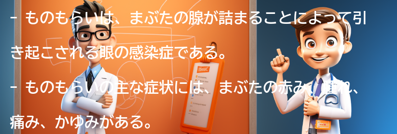 ものもらいの症状とは？の要点まとめ