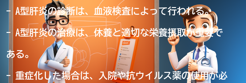 A型肝炎の診断と治療方法の要点まとめ