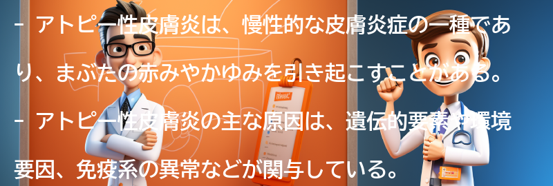 アトピー性皮膚炎とは何か？の要点まとめ