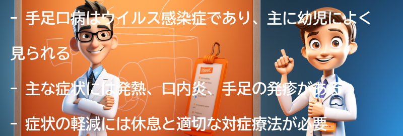 手足口病の症状の要点まとめ