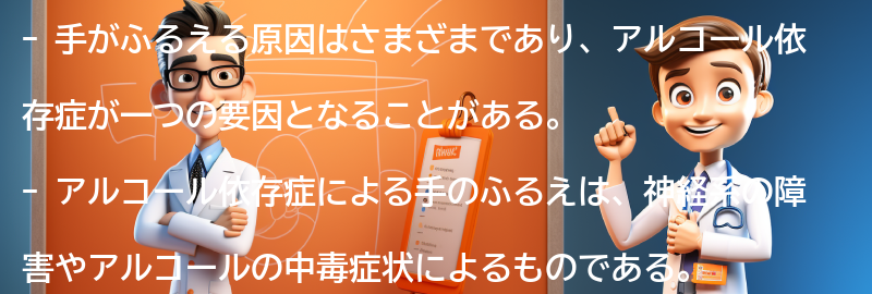 手がふるえる原因とは？の要点まとめ