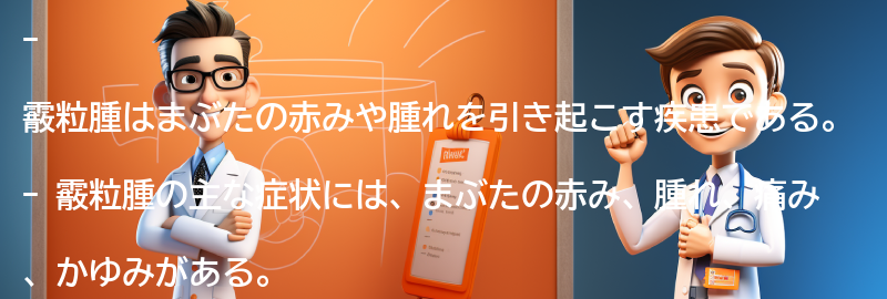 霰粒腫の症状と診断方法の要点まとめ