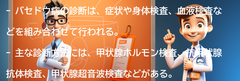 バセドウ病の診断方法とは？の要点まとめ