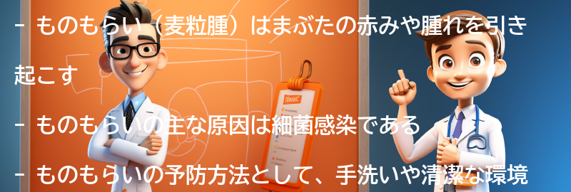 ものもらいに関する注意点とは？の要点まとめ