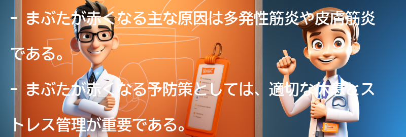 まぶたが赤くなる予防策と注意点の要点まとめ