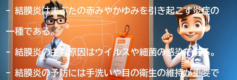 結膜炎の予防と早期治療の重要性の要点まとめ