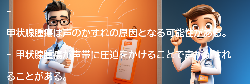 甲状腺腫瘍と声のかすれの関係についての要点まとめ