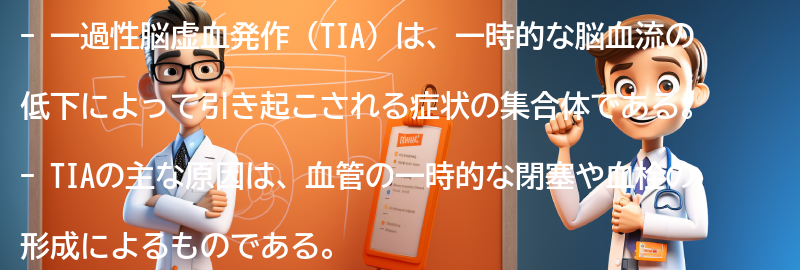 一過性脳虚血発作とは何ですか？の要点まとめ