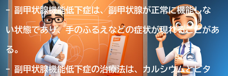 副甲状腺機能低下症の治療法と予防策の要点まとめ