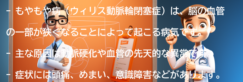 もやもや病（ウィリス動脈輪閉塞症）とは何ですか？の要点まとめ