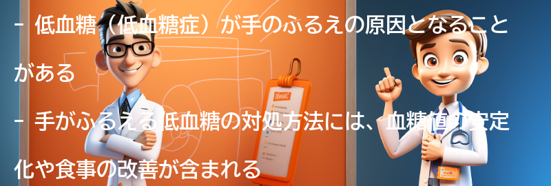 手がふるえる低血糖の対処方法の要点まとめ