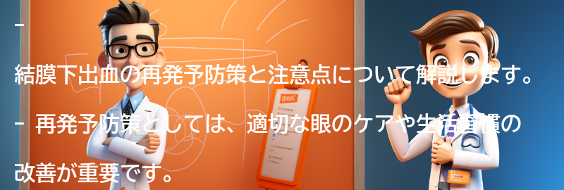 結膜下出血の再発予防策と注意点の要点まとめ