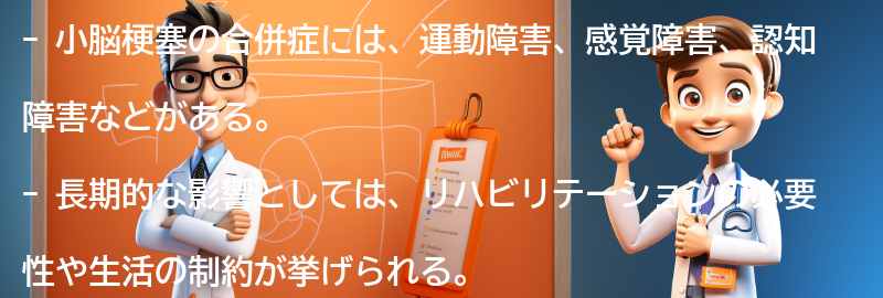 小脳梗塞の合併症と長期的な影響についての要点まとめ