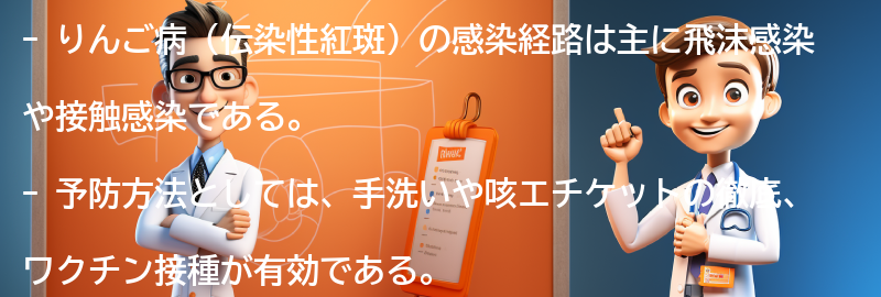 りんご病の感染経路と予防方法の要点まとめ