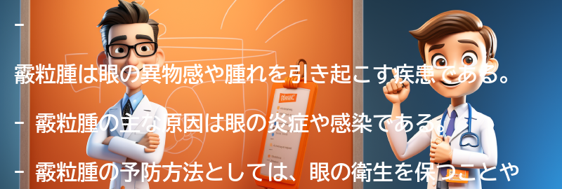 霰粒腫の予防方法とは？の要点まとめ