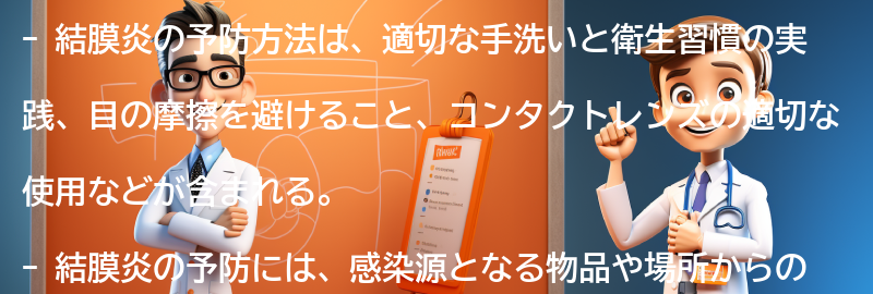 結膜炎の予防方法とは？の要点まとめ